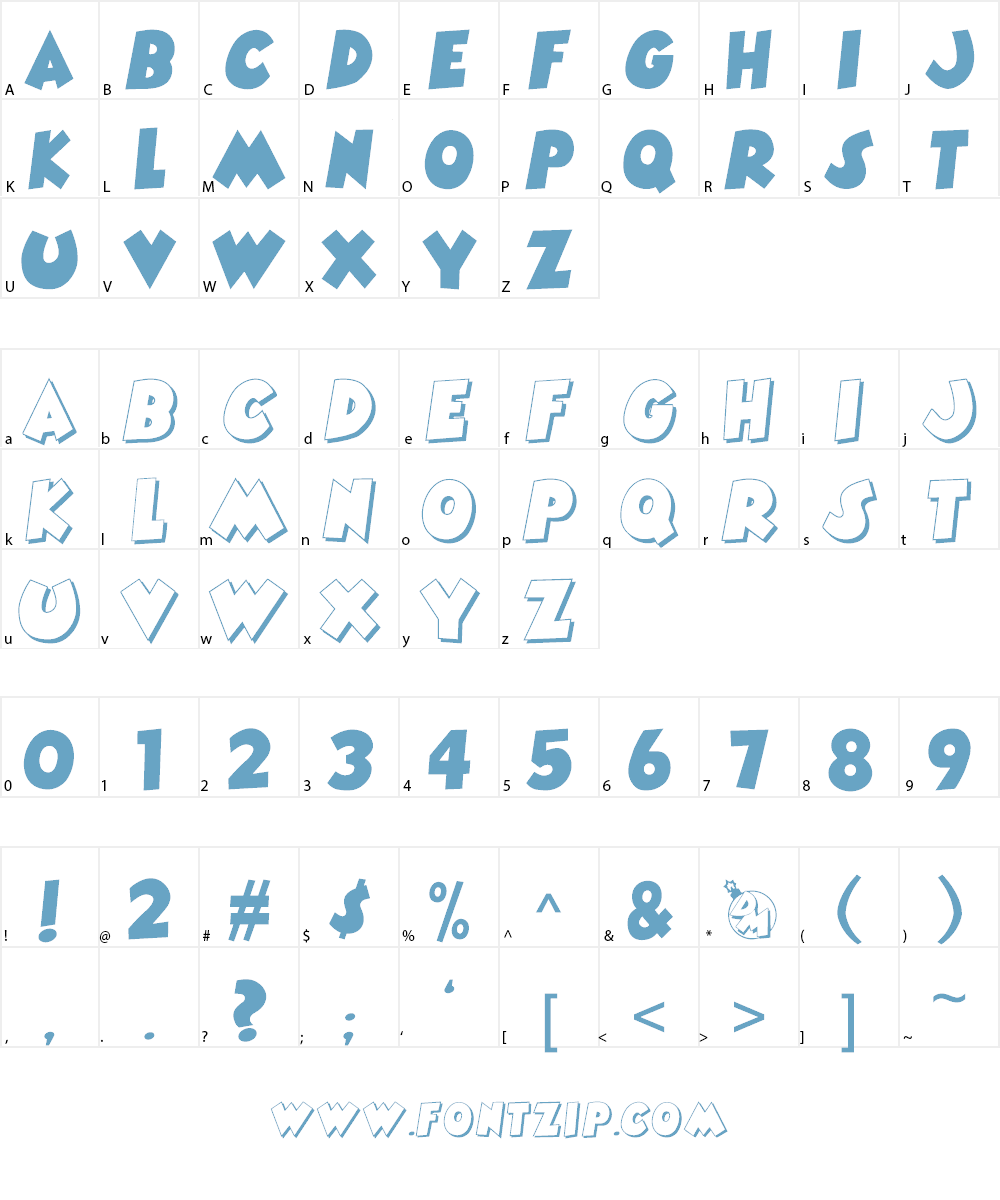 DANGER MOUSE Font Character